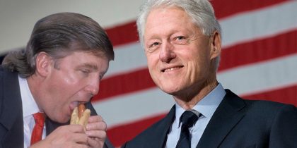 «Моника, подвинься!»: Трамп бывал под столом у Клинтона – в США разгорелся самый масштабный гей-скандал*