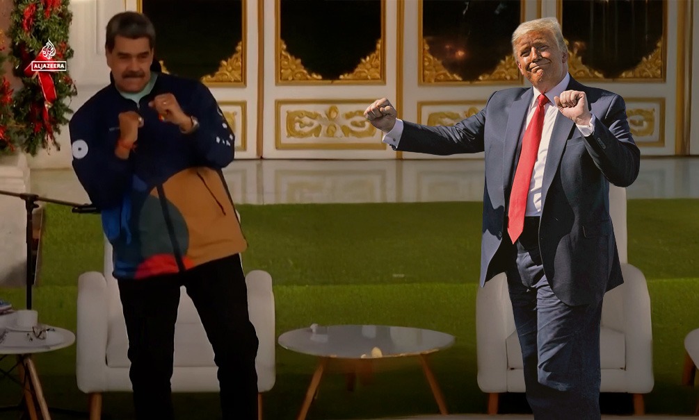 Мадуро сходит с ума: ожидая удара США, он станцевал в стиле Трампа, устроив «политический баттл» 