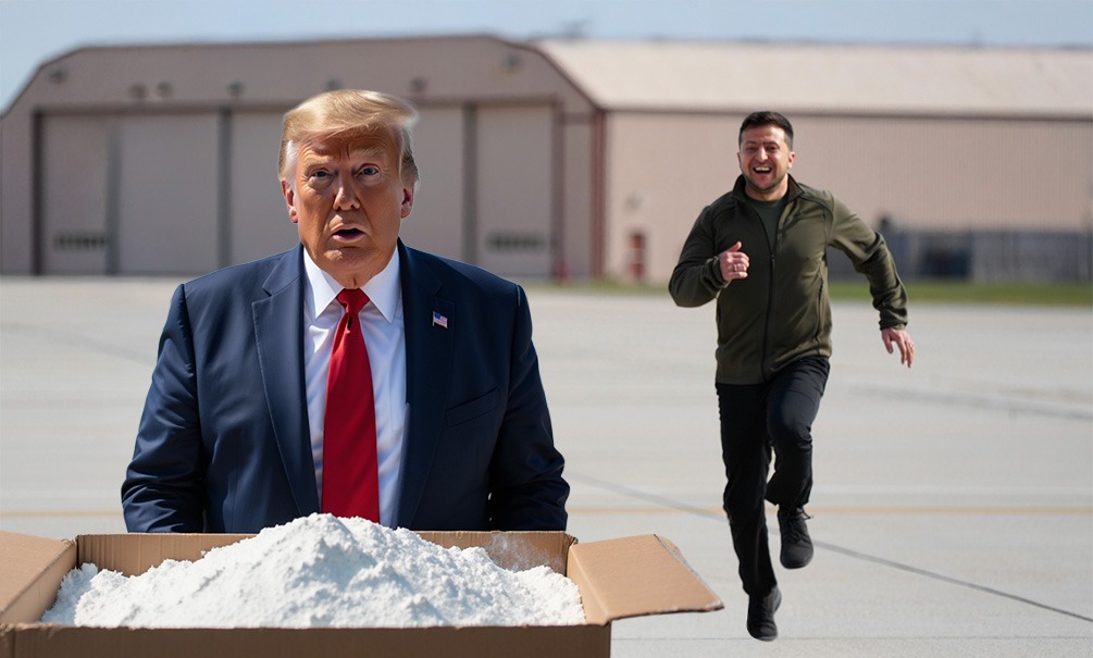 «Зеленский обронил посылку?»: на авиабазе в США произошло отравление «белым порошком» после визита Дональда Трампа «Зеленский обронил посылку?»: на авиабазе в США произошло отравление «белым порошком» после визита Дональда Трампа