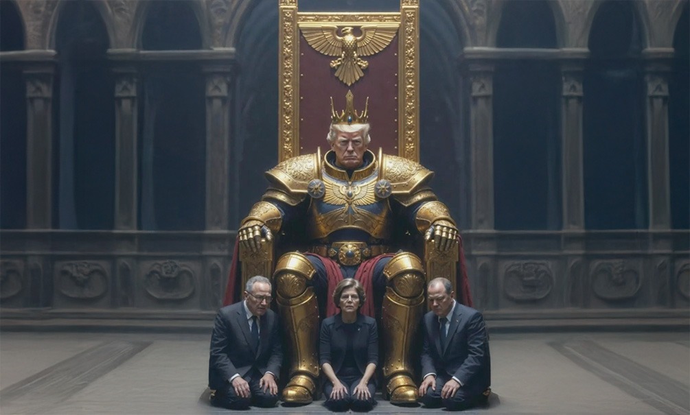 Так их еще никто не унижал: Трамп-император показал место лидеров Евросоюза — у его ног