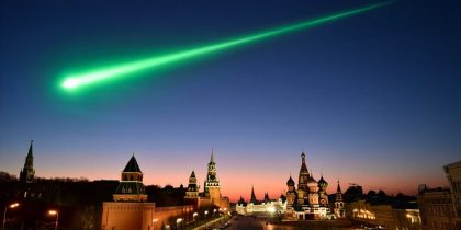 Тайна зеленого болида над Москвой раскрыта. Трамп ударил по столице России метеоритом?