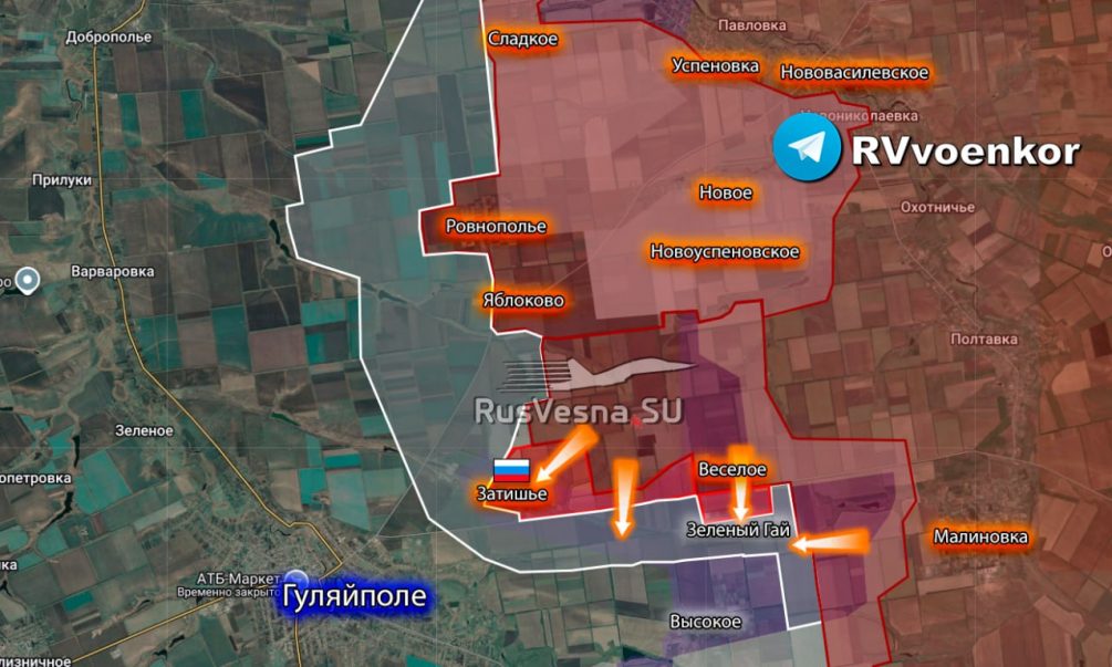 Новости СВО: прорыв к Гуляйполю, США угрожают Украине, враг пытается ударить по Москве