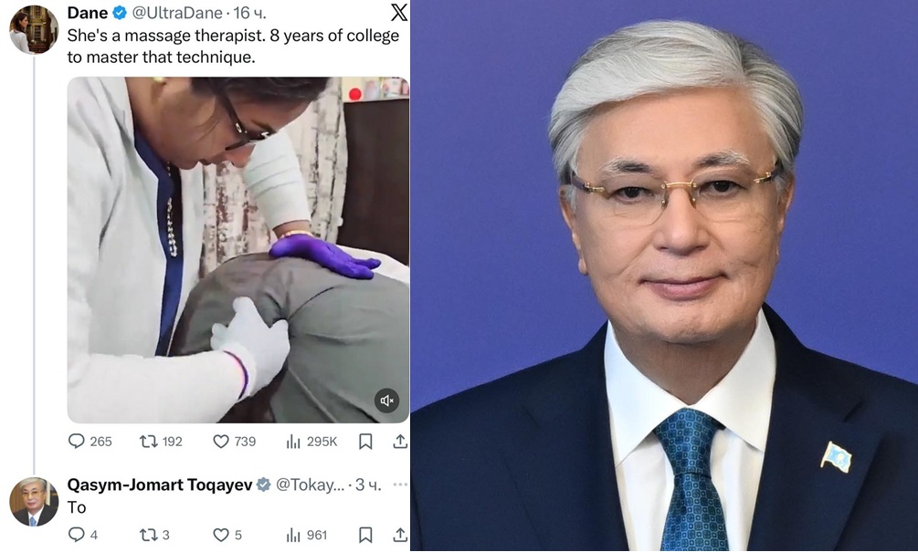 «Два пальца прямо в ****»: Токаева порадовал массаж простаты – президент Казахстана не удержался от комментария