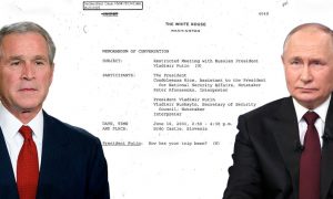 Путин был готов умереть за идеи коммунизма и сделать Россию членом НАТО: в США рассекретили стенограммы его бесед с Джорджем Бушем