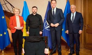 «Криворожский гопник»: Зеленский надел треники на резинке и отправился просить денег у НАТО и Евросоюза