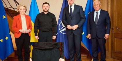 «Криворожский гопник»: Зеленский надел треники на резинке и отправился просить денег у НАТО и Евросоюза