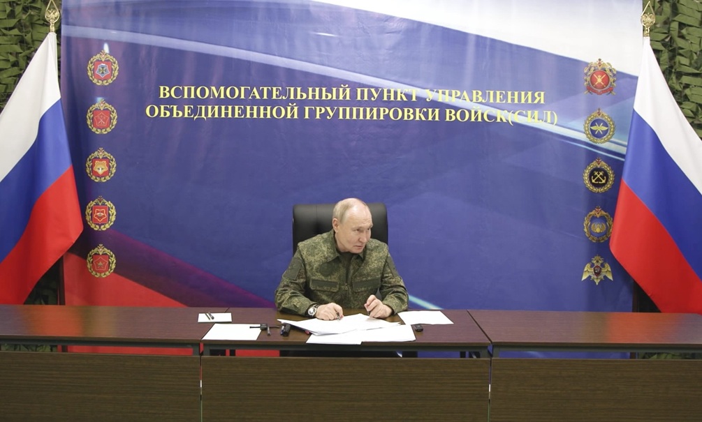 Зимняя кампания, Черниговский фронт: Путин провел совещание с войсками 