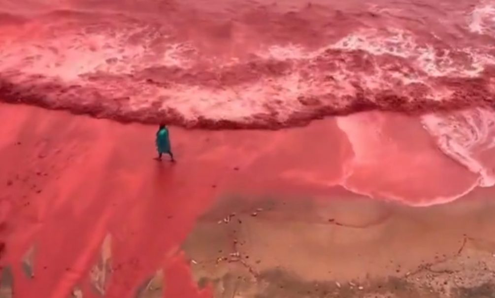 Море стало цвета крови: кадры из Ирана связали с концом света и древними предсказаниями 