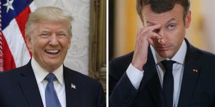 «Да кому он нужен»: Трамп публично унизил Макрона и пригрозил 200% пошлинами на вино и шампанское