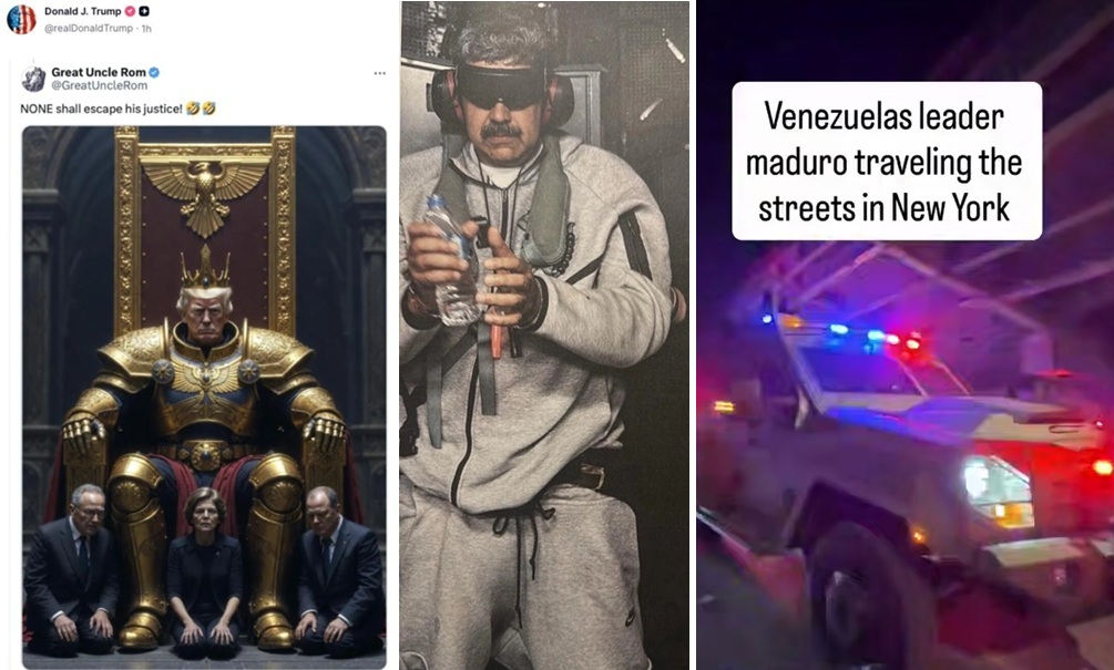 Мадуро возят по Нью-Йорку на потеху толпе: У Трампа триумф по-древнеримски, где пленных вождей водили в цепях за колесницей Цезаря 