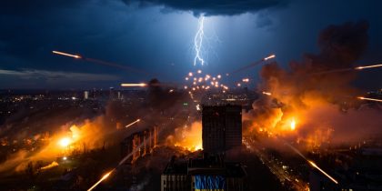 Киев во тьме: «Цирконы», «Искандеры» и «Герани» поразили столицу Украины — город почти обесточен