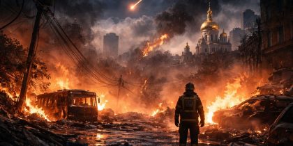 «Еще одна ночь ужаса»: Киев после массированной атаки остался без света и воды