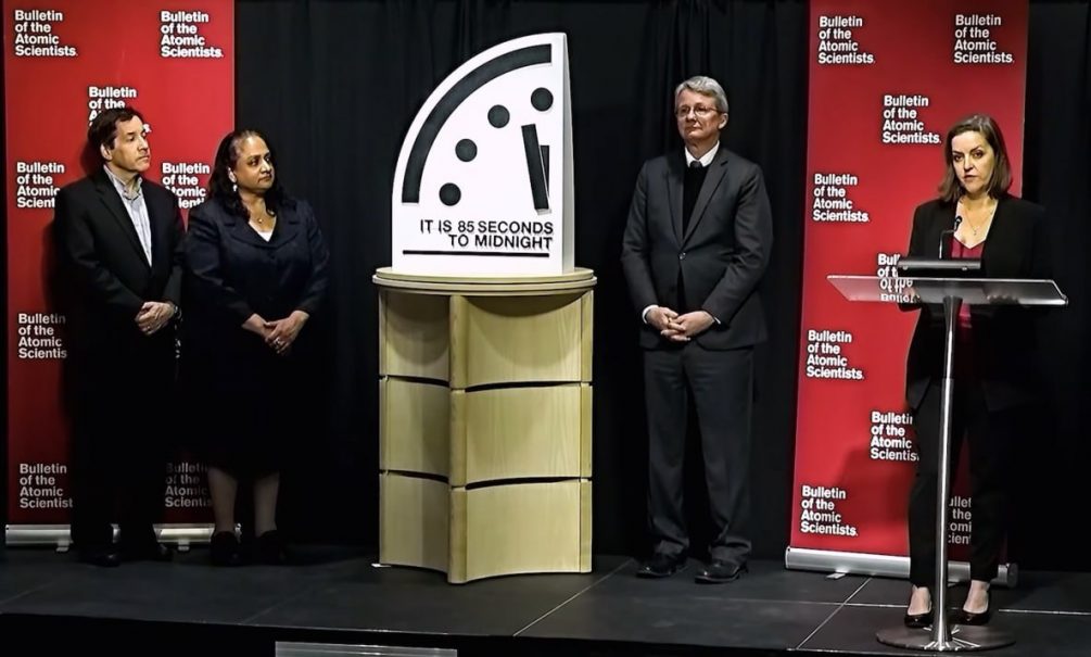 «До ядерного апокалипсиса осталось 85 секунд»: часы Судного дня ускорили ход из-за украинского конфликта «До ядерного апокалипсиса осталось 85 секунд»: часы Судного дня ускорили ход из-за украинского конфликта