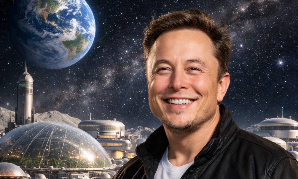 Земля в иллюминаторе: Маск пообещал построить первые города на Луне в течение 10 лет 