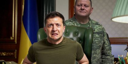 «Во всем виноват Зеля»: Залужный публично обвинил главу киевского режима в провале на фронте в 2023 году
