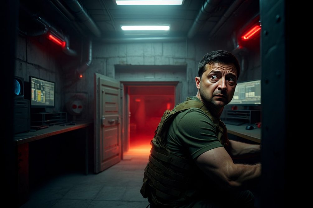 «Шкуру свою бережет»: Зеленский признался, что два года прятался в бункере