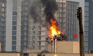 Посольство США в Багдаде горит: радар на крыше и установка ЗРК уничтожены