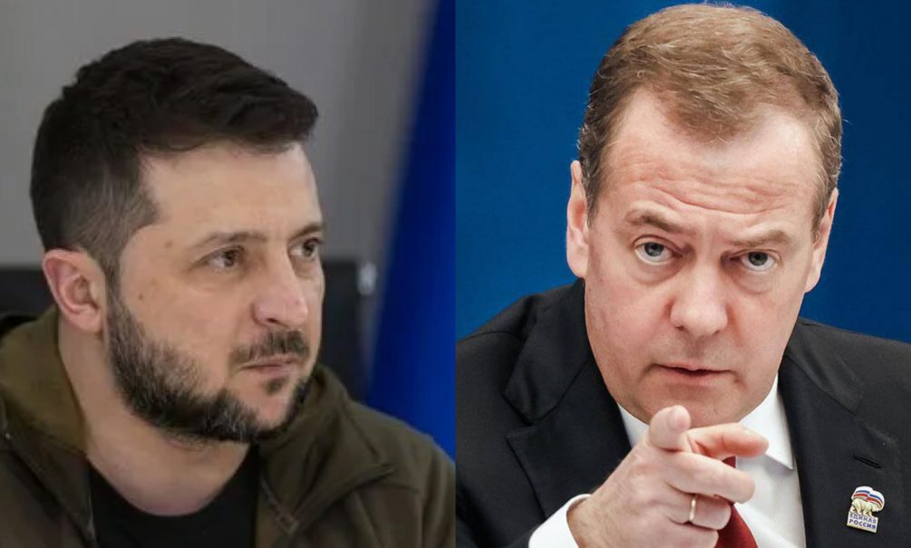 «Смешно смотреть, как скачет зеленое существо»: Медведев подсказал Зеленскому куда «Смешно смотреть, как скачет зеленое существо»: Медведев подсказал Зеленскому куда