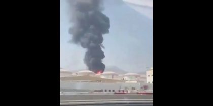 «Иран засандалил эмирам по вымени»: нефть горит в порту Фуджейра, полностью остановлен главный терминал ОАЭ