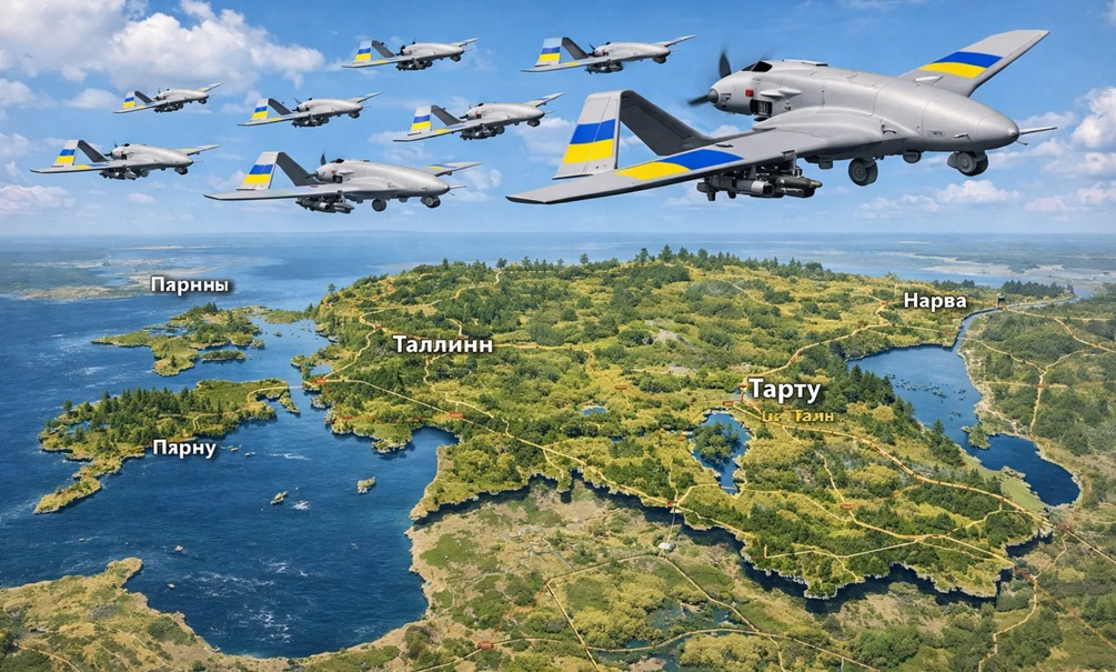 Эстония открыто пропустила украинские дроны на Усть-Лугу «ради борьбы с российской агрессией» - официальной реакции РФ пока нет 