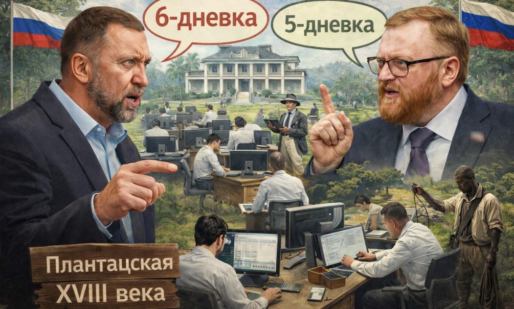 Россия может стать «негритянской плантацией 18 века»: Милонов жестко ответил Дерипаске на предложение о шестидневке 