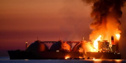 Российский танкер-газовоз атакован дронами в Средиземном море — за ударом может стоять Украина