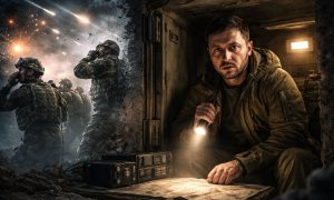 «Его увели, а нас бросили»: офицер ВСУ заявил, что Зеленский позорно прятался в бункере во время награждения бойцов