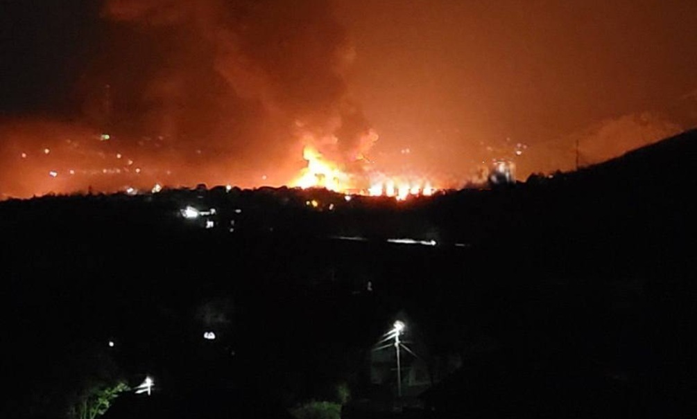 Туапсе горит: едва закончившаяся пятидневная борьба с пылающей нефтью начинается снова