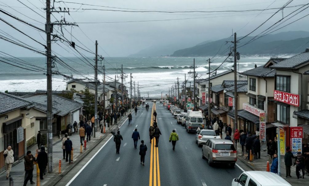 Мощное землетрясение в Японии: объявлена угроза цунами, миллионы эвакуируются, а ученые предупреждают о новых толчках 