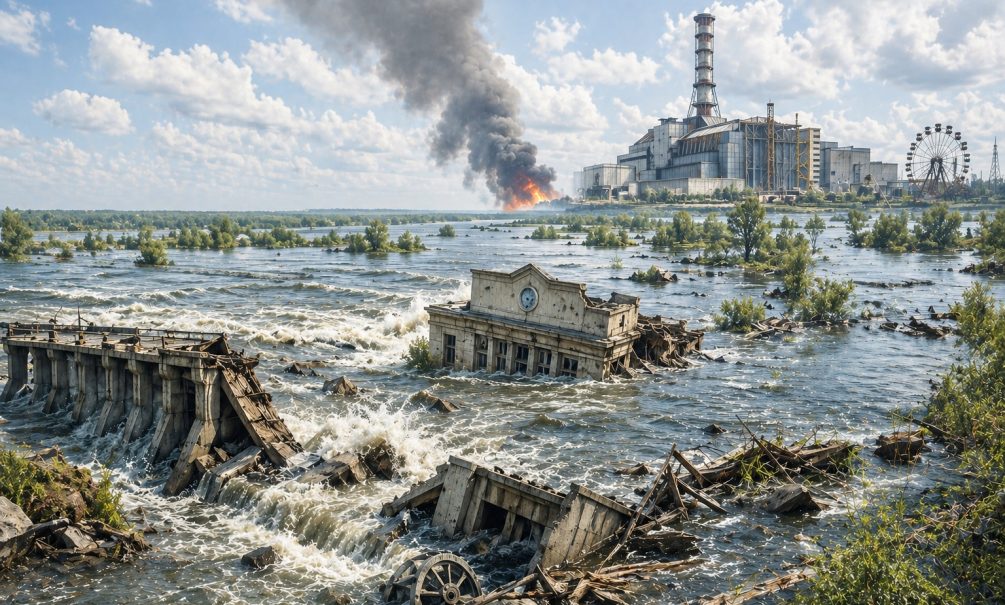 Уникальный природный заповедник создала планетарная катастрофа Каховского водохранилища у Днепра 