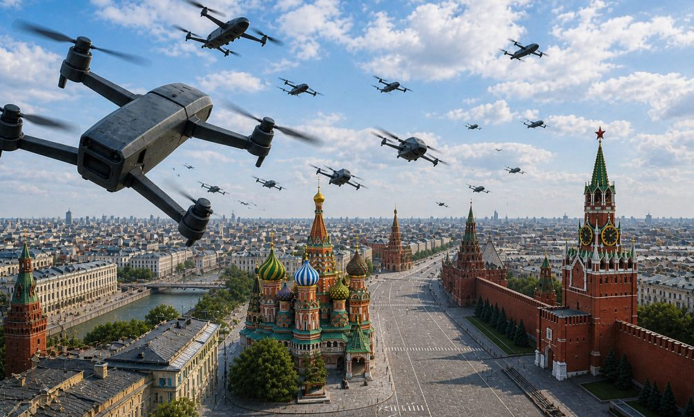 «Паутина» на 9 мая: эксперты предупреждают о риске атаки БПЛА по Москве в День Победы 
