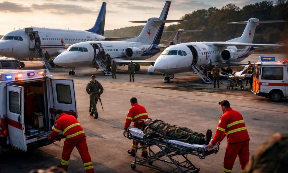 «Увезли тяжелых»: в Жешуве на границе с Украиной снова заметили наплыв санитарной авиации 