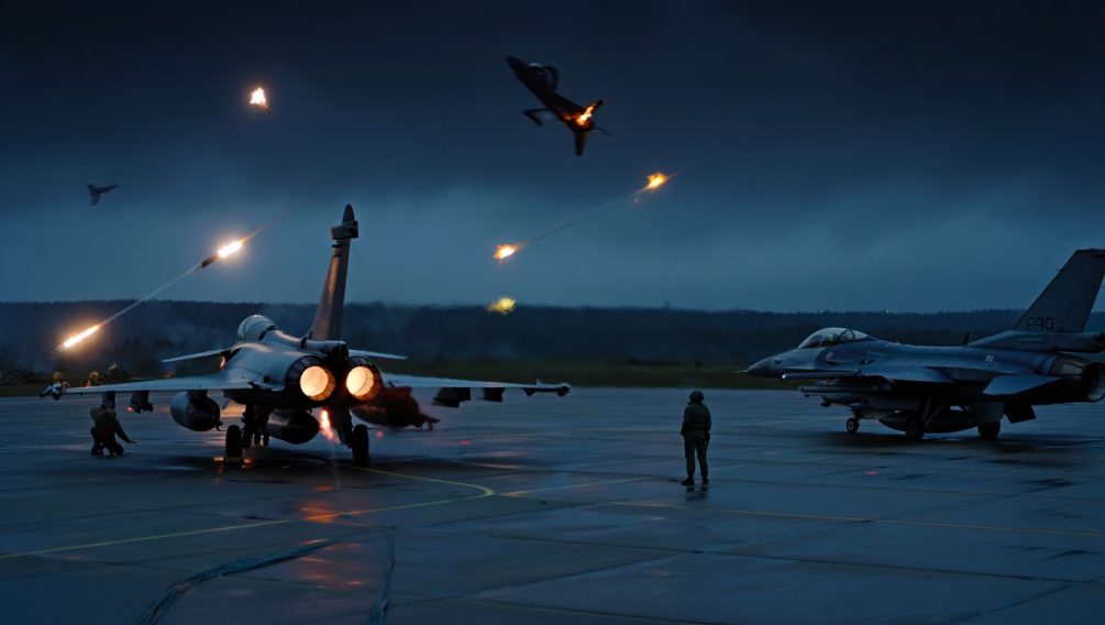 А НАТО — за Россию: Rafale и F-16 сбили украинские дроны над Латвией