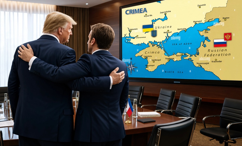 Макрон: Трамп за украинский &laquo;кофе в Ялте&raquo; и хочет Украину в границах 1991 года, МИД РФ жалуется на &laquo;провокации к эскалации&raquo;