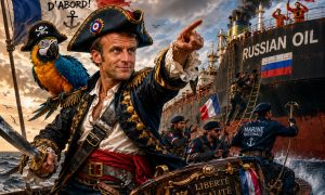 Макрон занялся пиратством: Франция захватила шедший из России танкер в Атлантике