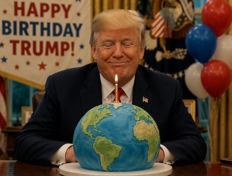Великий миропритворец: Дональд Трамп отмечает 80-летие на фоне войн, хаоса и лжи Великий миропритворец: Дональд Трамп отмечает 80-летие на фоне войн, хаоса и лжи