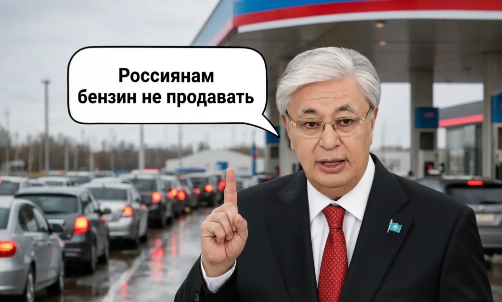 Казахи не дают россиянам купить бензин: Токаев ограничил въезд транспорта из России – «братской помощи» не будет - Блокнот Россия