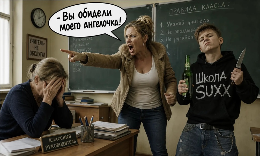 «Мамкины сладкие пирожочки» спасены: с 1 сентября в России замордуют учителей, ставящих хулиганам двойки по поведению 