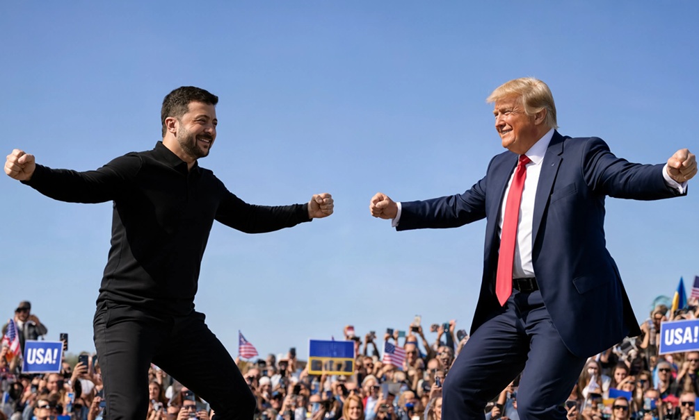 Новый «мирный план» Зеленского-Трампа: Россия отступает с линии фронта, США заходят на Украину Новый «мирный план» Зеленского-Трампа: Россия отступает с линии фронта, США заходят на Украину