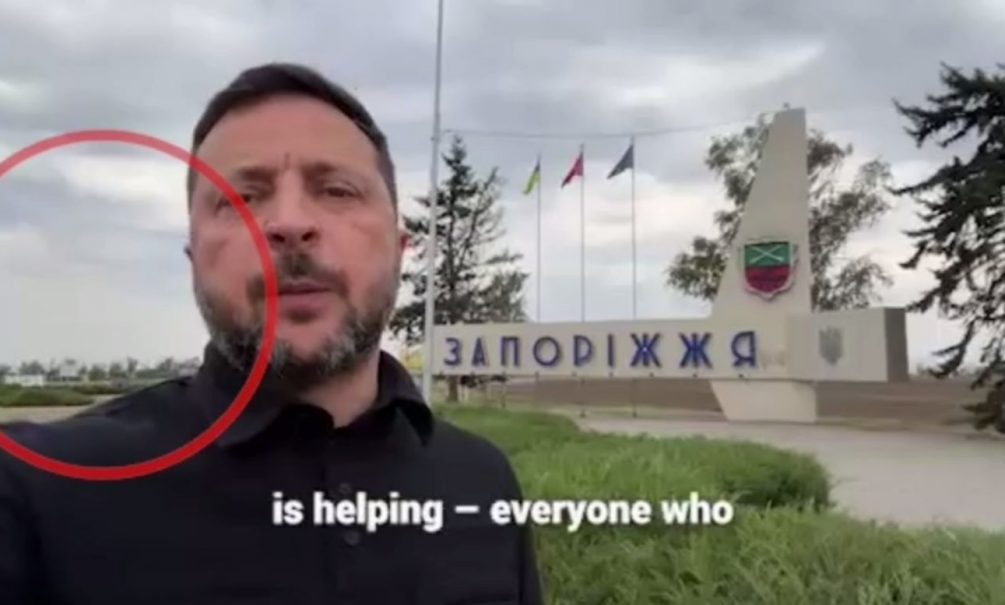 «Устроил клоунаду»: Зеленский сдает Запорожье — он записал очередной «победный» ролик на фоне хромакея 