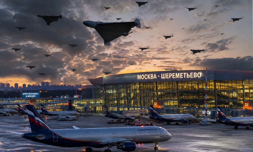 Украина разработала план масштабной атаки на московские аэропорты с использованием 1000 дронов с ИИ