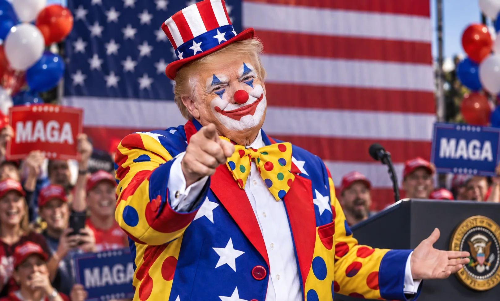 «Пустослов-затейник»: как Дональд Трамп за полтора года превратился из лидера сверхдержавы в посмешище