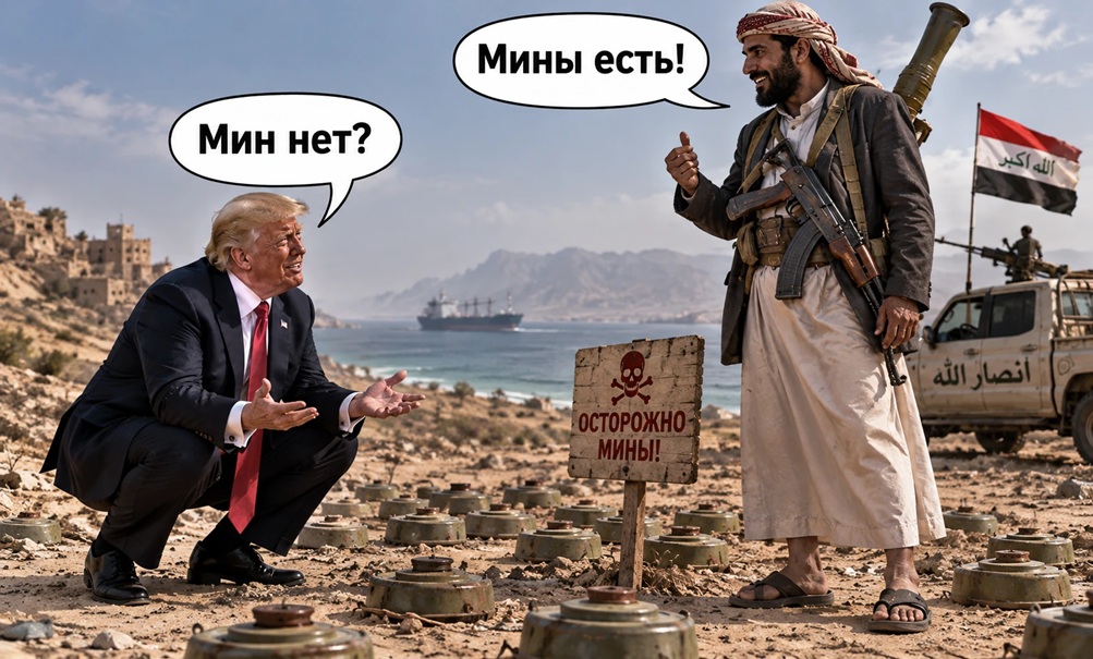 «До свидания, Трамп»: хуситы минируют Баб-эль-Мандеб, президент США готовится проиграть выборы 