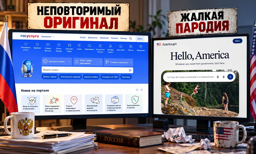 «Отсталые американцы позади нас на 17 лет»: администрация Трампа с помпой анонсировала создание аналога российских «Госуслуг» в США 