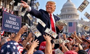 «Всем по 5000$»: Трамп пообещал раздать американцам пятую часть бюджета США при одном условии