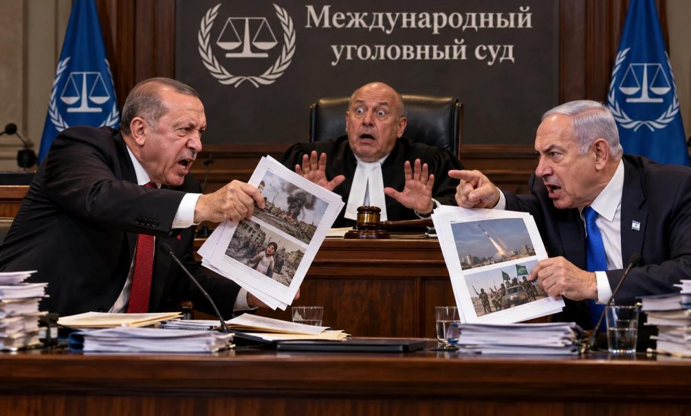 Новости из глобальной дурки: Нетаньяху и Эрдоган подали друг на друга иски в Международный уголовный суд, который оба не признают 