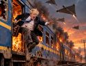 «Это не случайность»: русские дроны атаковали поезд с русофобом Борисом Джонсоном