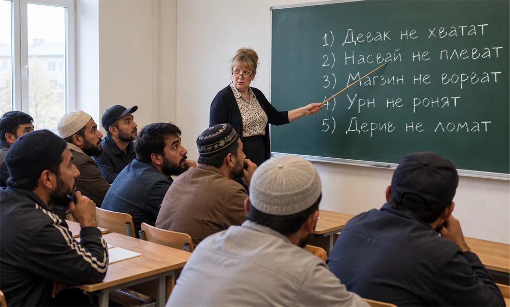 &laquo;Джамшут, веди себя прилично&raquo;: курсы адаптации мигрантов, провалившиеся во всем мире, пытаются ввести и в России