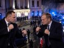 Госпереворот в Польше: президенту Навроцкому пришлось пробиваться к зданию суда через силовиков